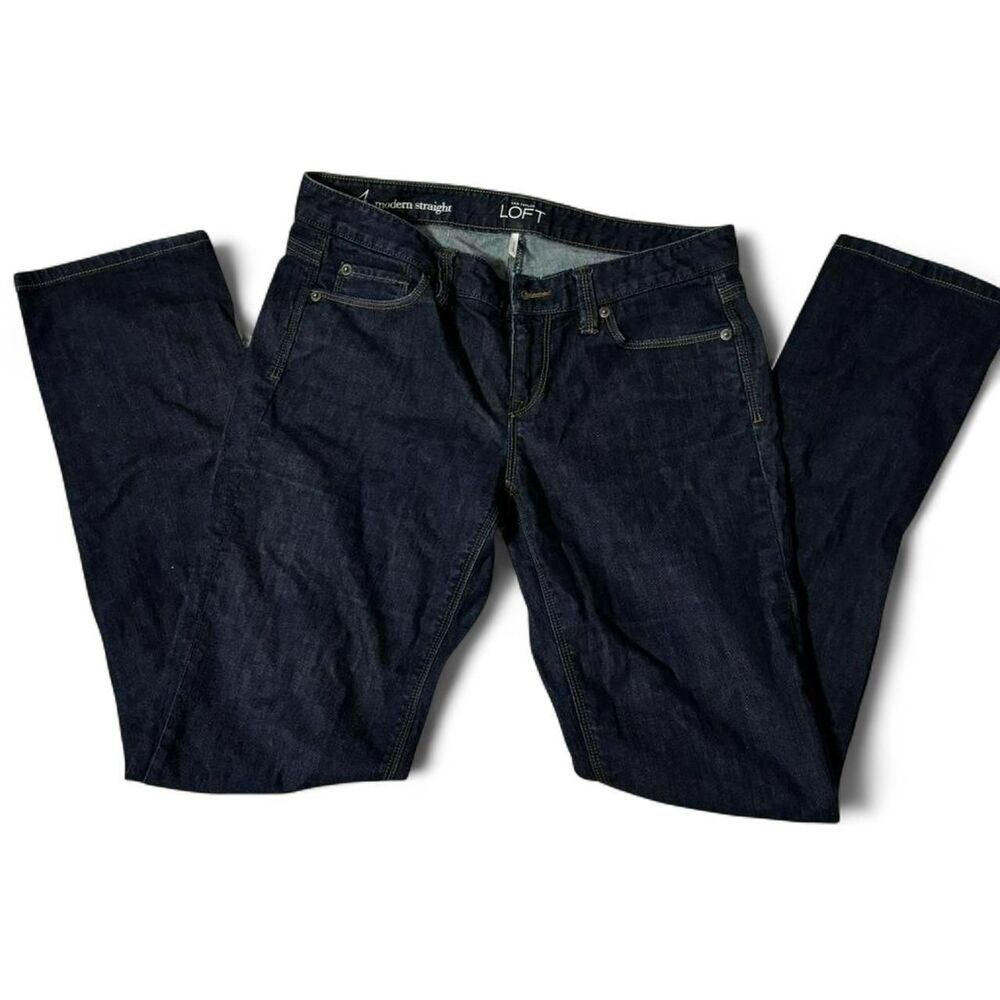 Loft Women's Navy and Blue Jeans